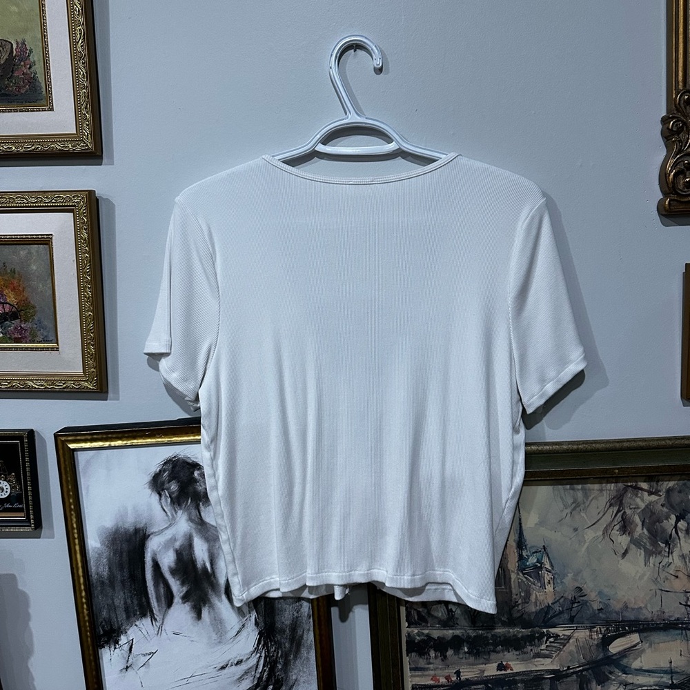 Wilfred White Tie-Front Top - Picture 4 of 4